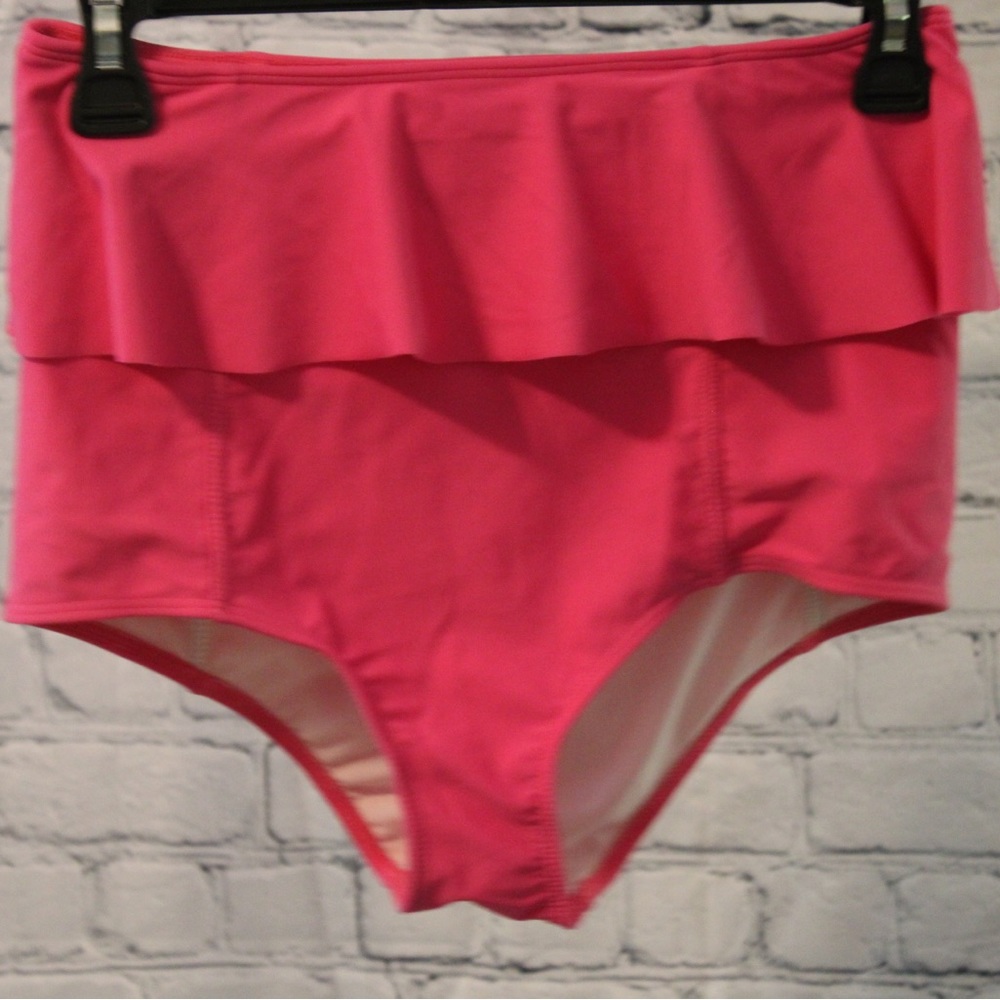 Kortni Jeane Hot Pink Peplum Bottoms